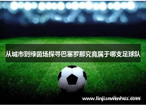从城市到绿茵场探寻巴塞罗那究竟属于哪支足球队
